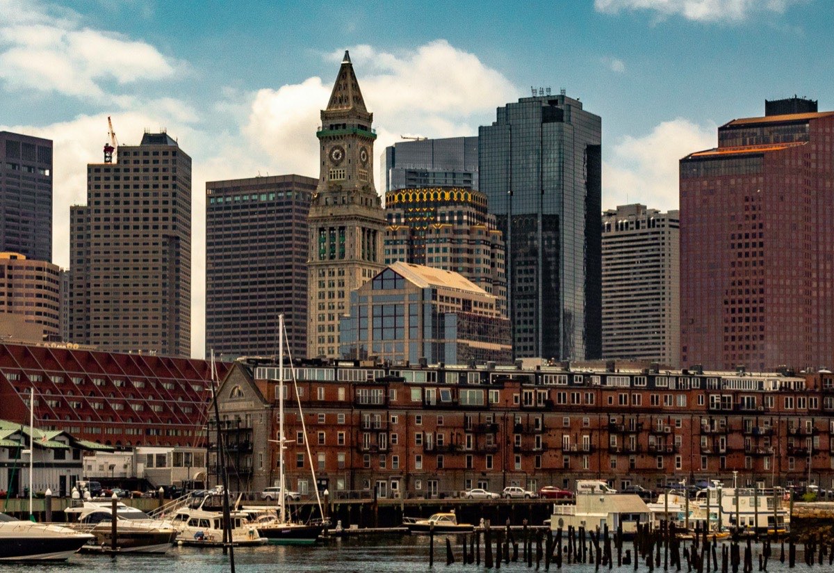 Boston from the harbour